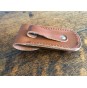 Classic Brown 4.5" Leather Belt Sheath Fits Leatherman Wave Charge Skeletool etc